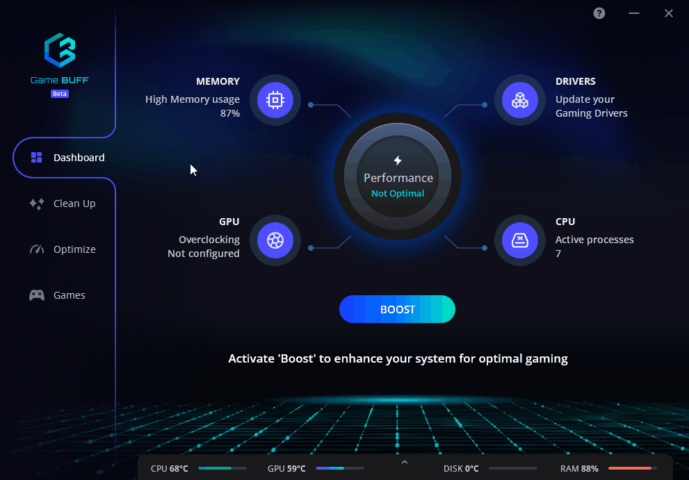 GameBuff Manage Startup.gif
